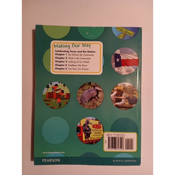 Pearson My World Texas Social Studies Book - Picture 2 of 2